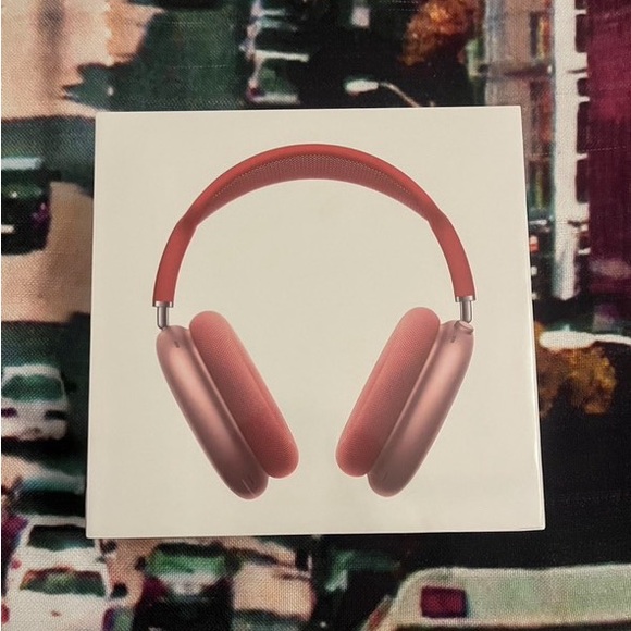 Red AirPod Maxes - Picture 3 of 5